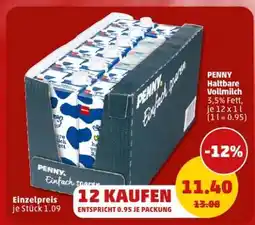 PENNY PENNY Haltbare Vollmilch Angebot
