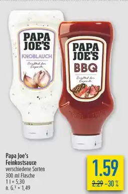 diska Papa Joe's Feinkostsauce Angebot