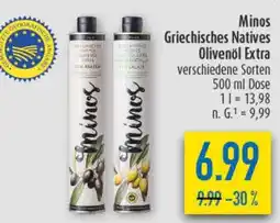 diska Minos Griechisches Natives Olivenöl Extra Angebot