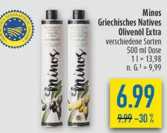 diska Minos Griechisches Natives Olivenöl Extra Angebot