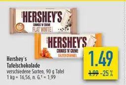diska Hershey's Tafelschokolade Angebot