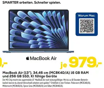 Euronics Apple macbook air (13”) Angebot