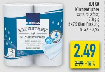 diska EDEKA Küchentücher Angebot