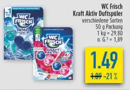 diska WC Frisch Kraft Aktiv Duftspüler Angebot