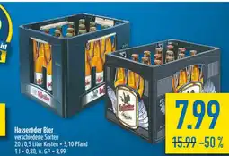 diska Hasseröder Bier Angebot