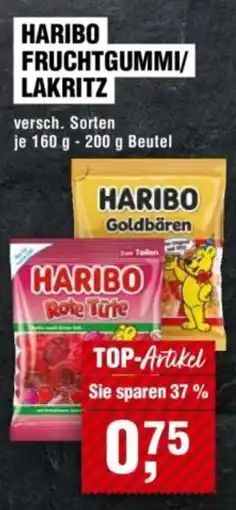 Handelshof HARIBO FRUCHTGUMMI/ LAKRITZ Angebot