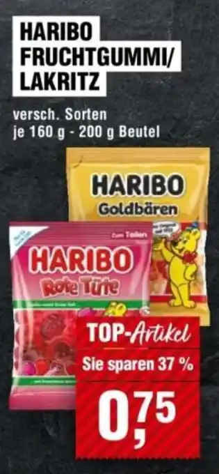Handelshof HARIBO FRUCHTGUMMI/ LAKRITZ Angebot