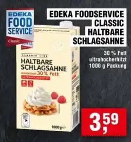 Handelshof EDEKA FOODSERVICE CLASSIC HALTBARE SCHLAGSAHNE Angebot