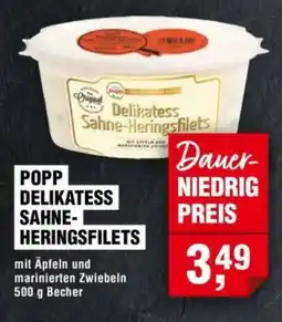 Handelshof POPP Delikatess Sahne-Heringsfilets Angebot