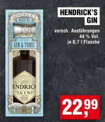 Handelshof HENDRICK'S GIN Angebot