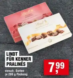 Handelshof LINDT FÜR KENNER PRALINÉS Angebot