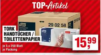 Handelshof TORK HANDTÜCHER / TOILETTENPAPIER Angebot