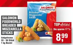 Handelshof SALOMON FoodWorld BREADED MOZZARELLA STICKS Angebot