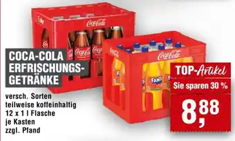 Handelshof Coca-Cola ERFRISCHUNGS- GETRÄNKE Angebot