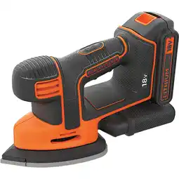 Netto Marken-Discount BLACK+DECKER Deltaschleifer Akku-Dreieckschleifer Mouse BDCDS18, 18Volt Angebot