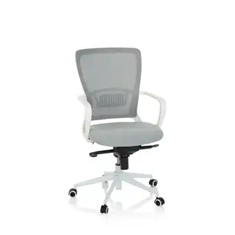 Netto Marken-Discount hjh OFFICE Home Office Bürostuhl ESTRIA Stoff/Netzstoff mit Armlehnen Angebot