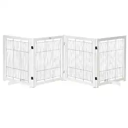 Netto Marken-Discount PawHut Haustiertor Kiefernholz, Stahl Angebot