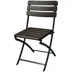 Netto Marken-Discount 2x Klappstuhl Gartenstuhl Bistro Stuhl Stühle Stuhlset Camping Holz Optik Angebot