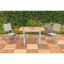 Netto Marken-Discount Merxx Naxos Set 3tlg. Balkonausziehtisch Angebot