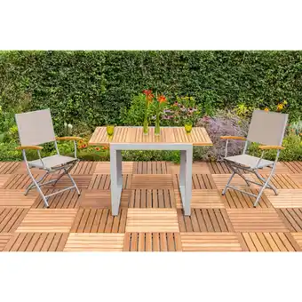 Netto Marken-Discount Merxx Naxos Set 3tlg. Balkonausziehtisch Angebot