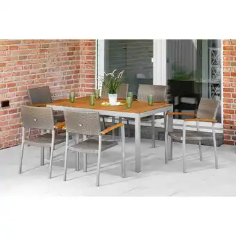 Netto Marken-Discount Merxx Silano Set 7tlg. Tisch 150x90 cm Angebot