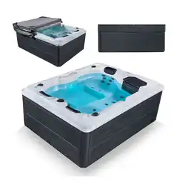 Netto Marken-Discount Artsauna Outdoor Whirlpool Oasis - Massagedüsen, LED Licht, Filter, Abdeckung & Heizung Angebot
