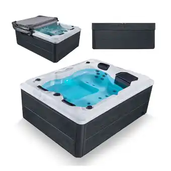 Netto Marken-Discount Artsauna Outdoor Whirlpool Oasis - Massagedüsen, LED Licht, Filter, Abdeckung & Heizung Angebot