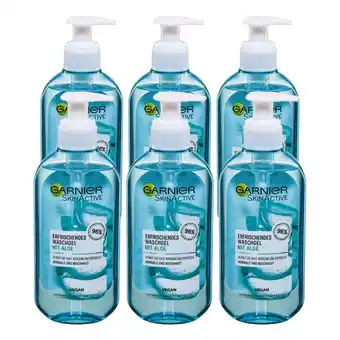 Netto Marken-Discount Garnier Skin Active Waschgel Aloe Vera 200 ml, 6er Pack Angebot
