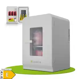 Netto Marken-Discount Juskys 2in1 Mini Kühlschrank 15 Liter Weiß, Kühl- und Heizfunktion, 12V und 230V - Büro, Camping Angebot