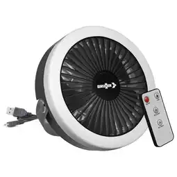 Netto Marken-Discount BRUNNER Camping Lampe Ventilator Moonbelle Outdoor Hänge Laterne Aufladbar LED Angebot
