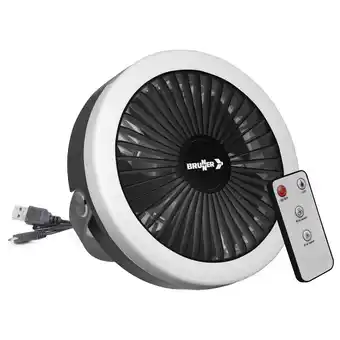 Netto Marken-Discount BRUNNER Camping Lampe Ventilator Moonbelle Outdoor Hänge Laterne Aufladbar LED Angebot