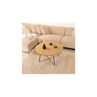 Netto Marken-Discount Couchtisch Rund NOVARA - Farbauswahl Fishbone Oak Angebot