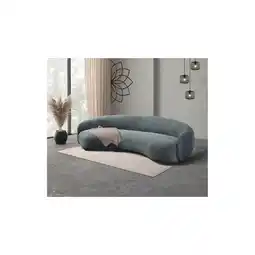 Netto Marken-Discount HOME DELUXE Sofa CASARA - Webstoff Dunkelgrün 258 x 72 x 128 Angebot