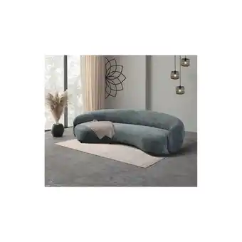Netto Marken-Discount HOME DELUXE Sofa CASARA - Webstoff Dunkelgrün 258 x 72 x 128 Angebot