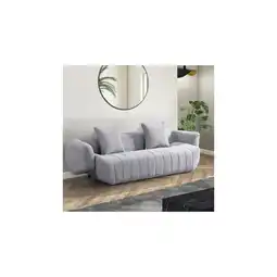 Netto Marken-Discount HOME DELUXE Komfort Sofa NORANA - 234 x 80 x103 cm Grau Angebot