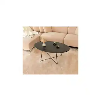 Netto Marken-Discount Couchtisch Oval NOVARIS - Farbauswahl Dark Oak Angebot