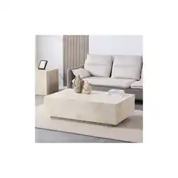 Netto Marken-Discount HOME DELUXE Couchtisch Marmor AMIRI XXL Sandstein Angebot