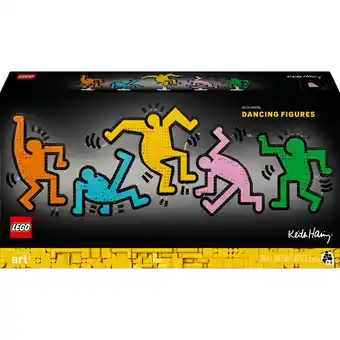 Netto Marken-Discount LEGO Konstruktionsspielzeug Art Keith Haring - Tanzende Figuren Angebot