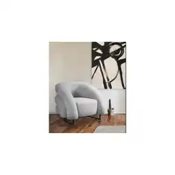 Netto Marken-Discount HOME DELUXE Sessel MACA Samtgewebe Grau Angebot