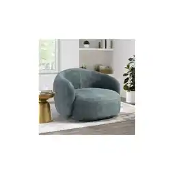 Netto Marken-Discount HOME DELUXE Sessel CASARA Webstoff Dunkelgrün Angebot