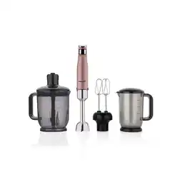 Netto Marken-Discount Korkmaz Performix Mega Mixer-Set in Rosegold 1000W Edelstahl 18/10 Angebot