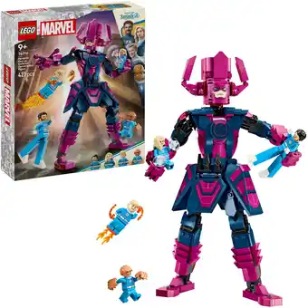 Netto Marken-Discount LEGO Konstruktionsspielzeug Marvel Super Heroes Fantastic Four vs. Galactus Baufigur Angebot