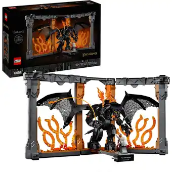 Netto Marken-Discount LEGO Konstruktionsspielzeug Icons Der Herr der Ringe: Balrog Bücherstütze Angebot