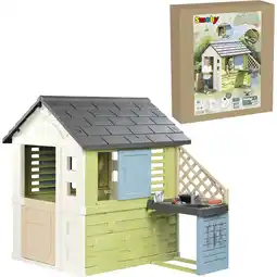 Netto Marken-Discount Smoby Gartenspielgerät Life Spielhaus Pretty mit Küche Angebot