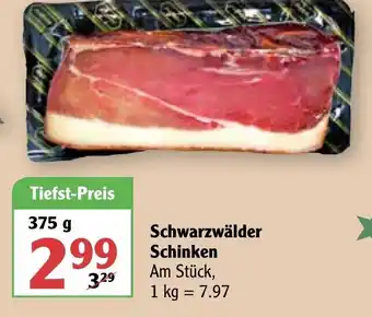 Globus Schwarzwälder Schinken 375g Angebot