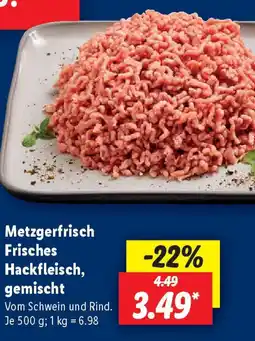 Lidl Metzgerfrisch Frisches Hackfleisch, gemischt Angebot