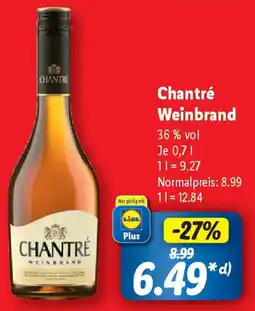 Lidl Chantré Weinbrand Angebot