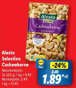 Lidl Alesto Selection Cashewkerne Angebot
