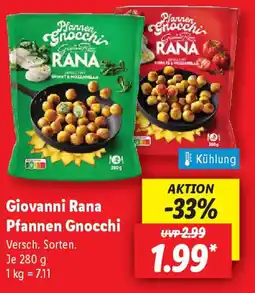 Lidl Giovanni Rana Pfannen Gnocchi Angebot