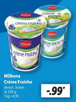 Lidl Milbona Crème Fraîche Angebot